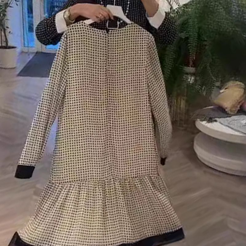 đ Robe Ă©lĂ©gante Ă pois - nouvelle collection, coupe ample Ă pois đ