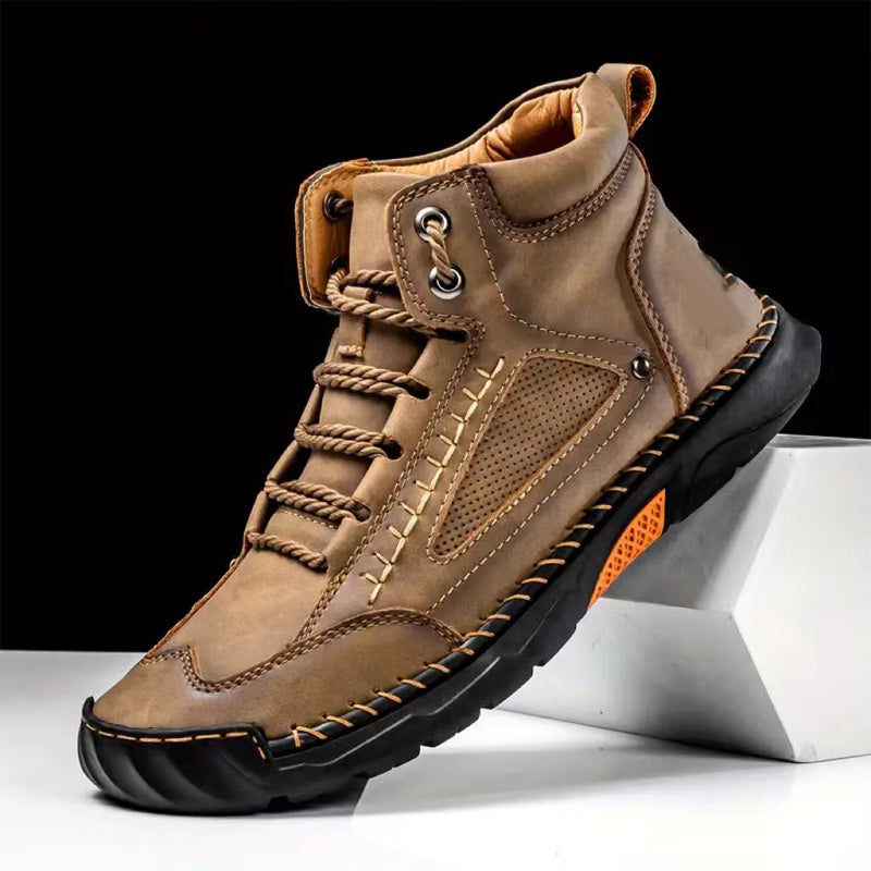 🔥2025 Vente à chaud🔥 Bottes plates confortables pour hommes, cousues à la main et de haute qualité 🛡️fiable✅️