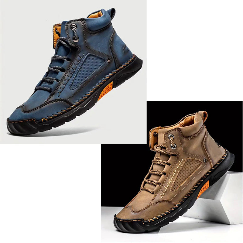 🔥2025 Vente à chaud🔥 Bottes plates confortables pour hommes, cousues à la main et de haute qualité 🛡️fiable✅️