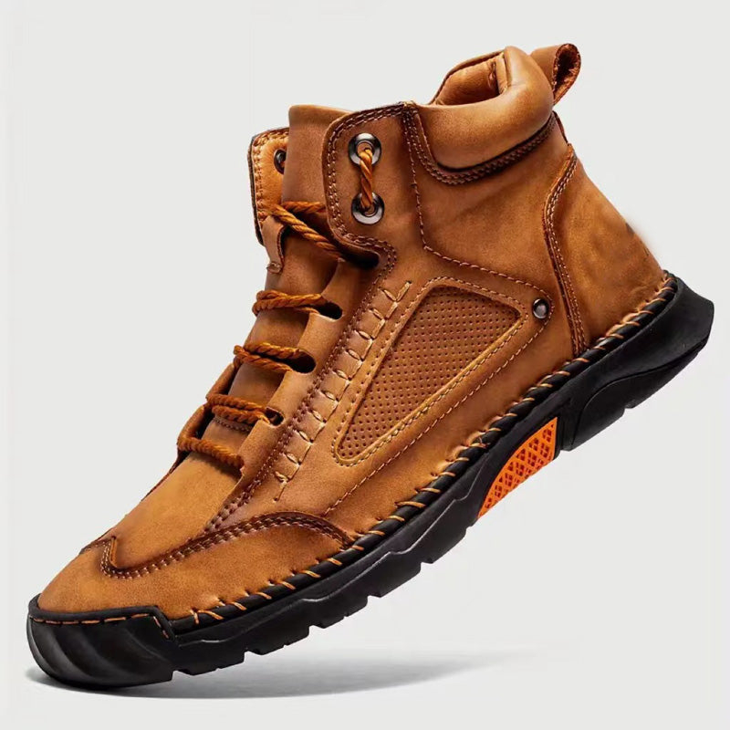 🔥2025 Vente à chaud🔥 Bottes plates confortables pour hommes, cousues à la main et de haute qualité 🛡️fiable✅️