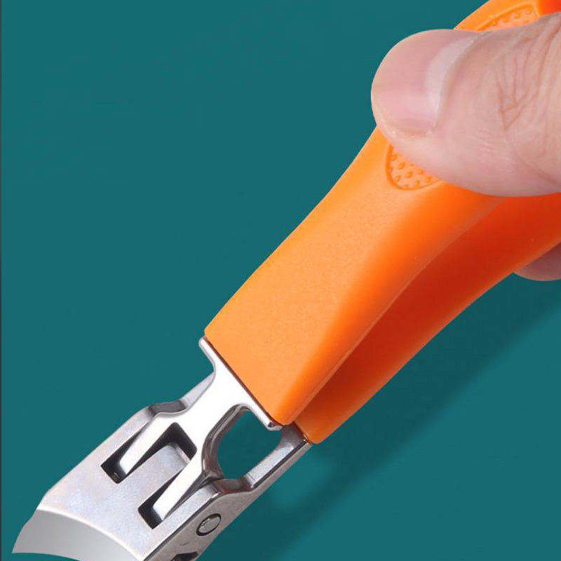 🎅Achetez-en 1 obtenez-en 1 gratuitement🎉Coupe-ongles incliné à large ouverture de mâchoire et anti-éclaboussures