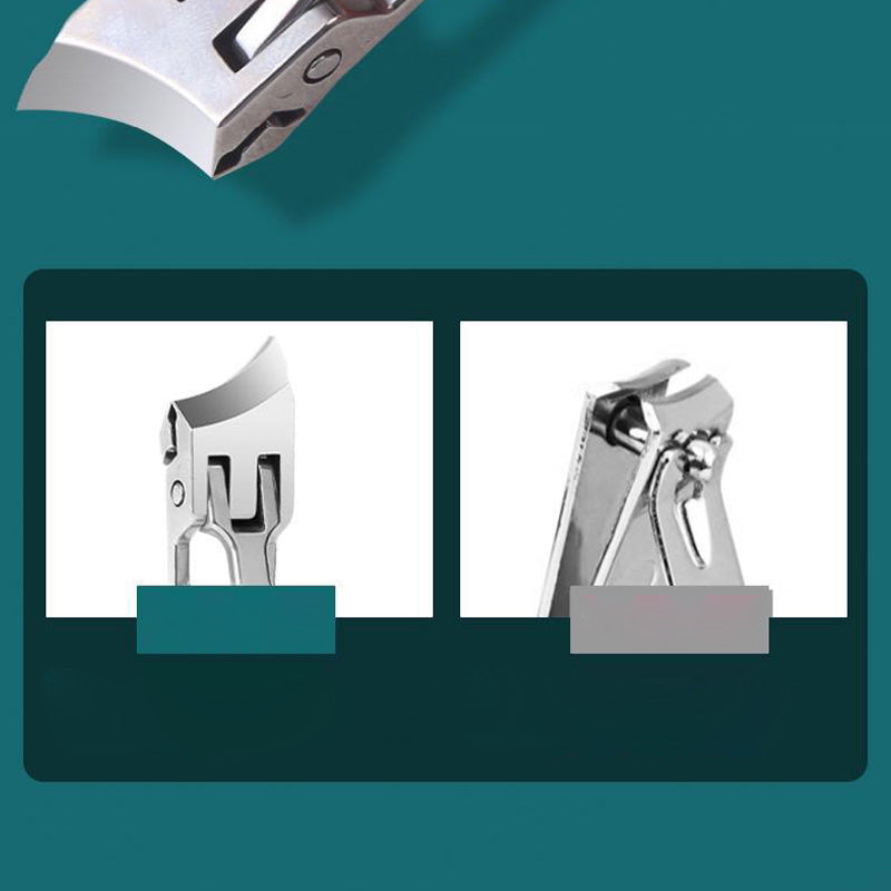 🎅Achetez-en 1 obtenez-en 1 gratuitement🎉Coupe-ongles incliné à large ouverture de mâchoire et anti-éclaboussures