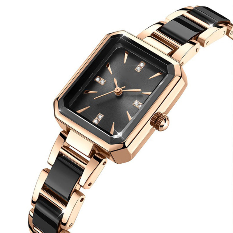 ✨50% de réduction✨2025 New Styles⌚Montre à quartz rectangulaire de luxe élégante pour femmes