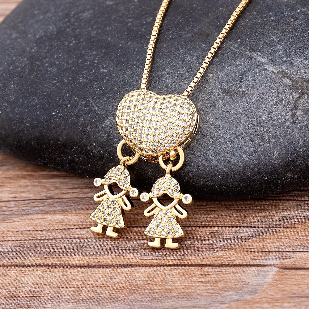 💖L'amour et mes enfants. - Collier d'amour maternel🎁