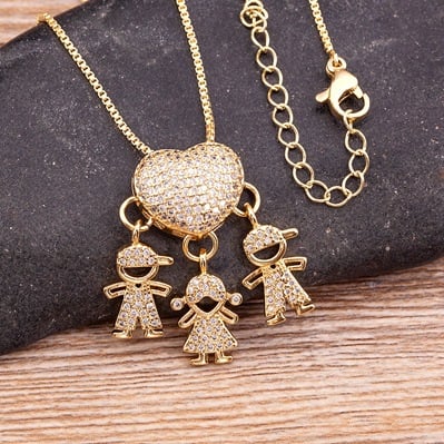 💖L'amour et mes enfants. - Collier d'amour maternel🎁
