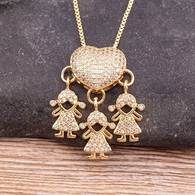 💖L'amour et mes enfants. - Collier d'amour maternel🎁