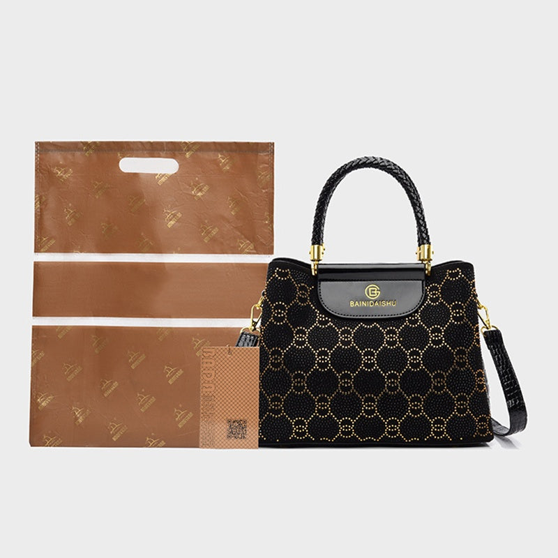 Réduction De 50%💕💕Sac à main de luxe à 3 compartiments avec bandoulière pour femme