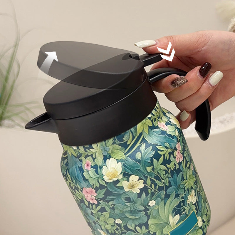 🔥53% de réduction🔥Théière 1000ml isolée sous vide avec passoire