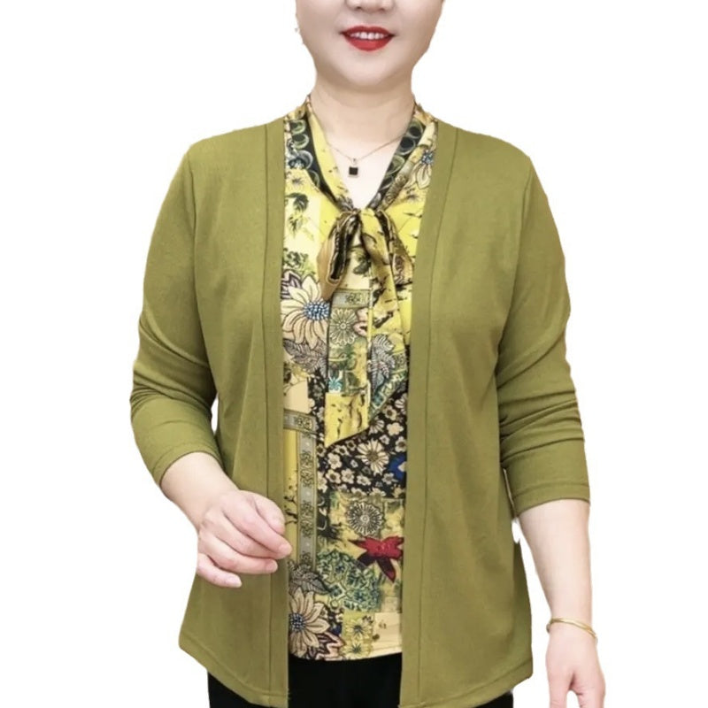✨️50 % de réduction✨️Top deux pièces confortable en patchwork pour femme