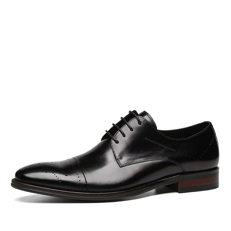 Chaussures En Cuir Véritable Haut De Gamme Pour Hommes Paul™, Superbement Sculptées