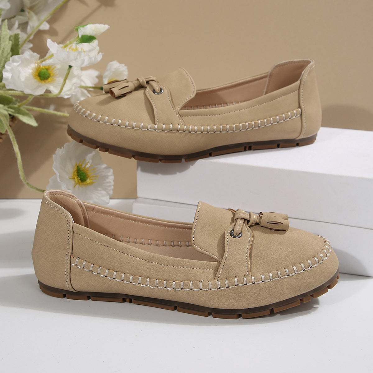 🔥Journée de la femme - 53% de réduction🔥Confortables mocassins vintage pour femmes