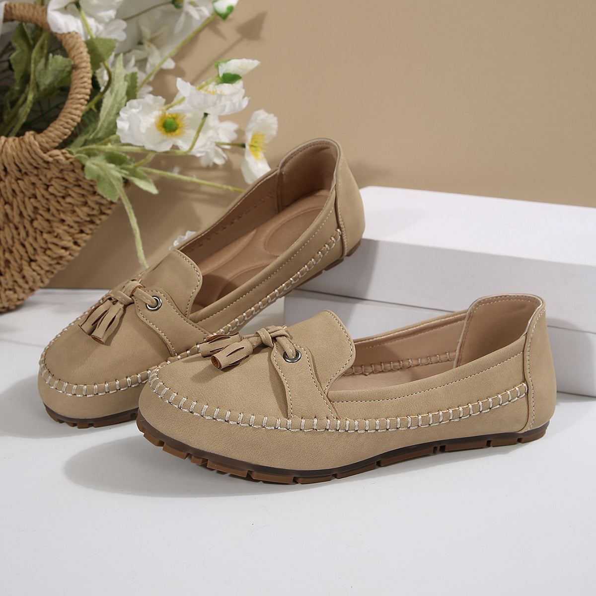 🔥Journée de la femme - 53% de réduction🔥Confortables mocassins vintage pour femmes