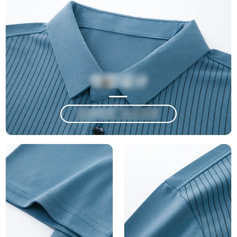 ☄️Vente chaude de printemps🎉T-shirt à revers à manches courtes pour hommes