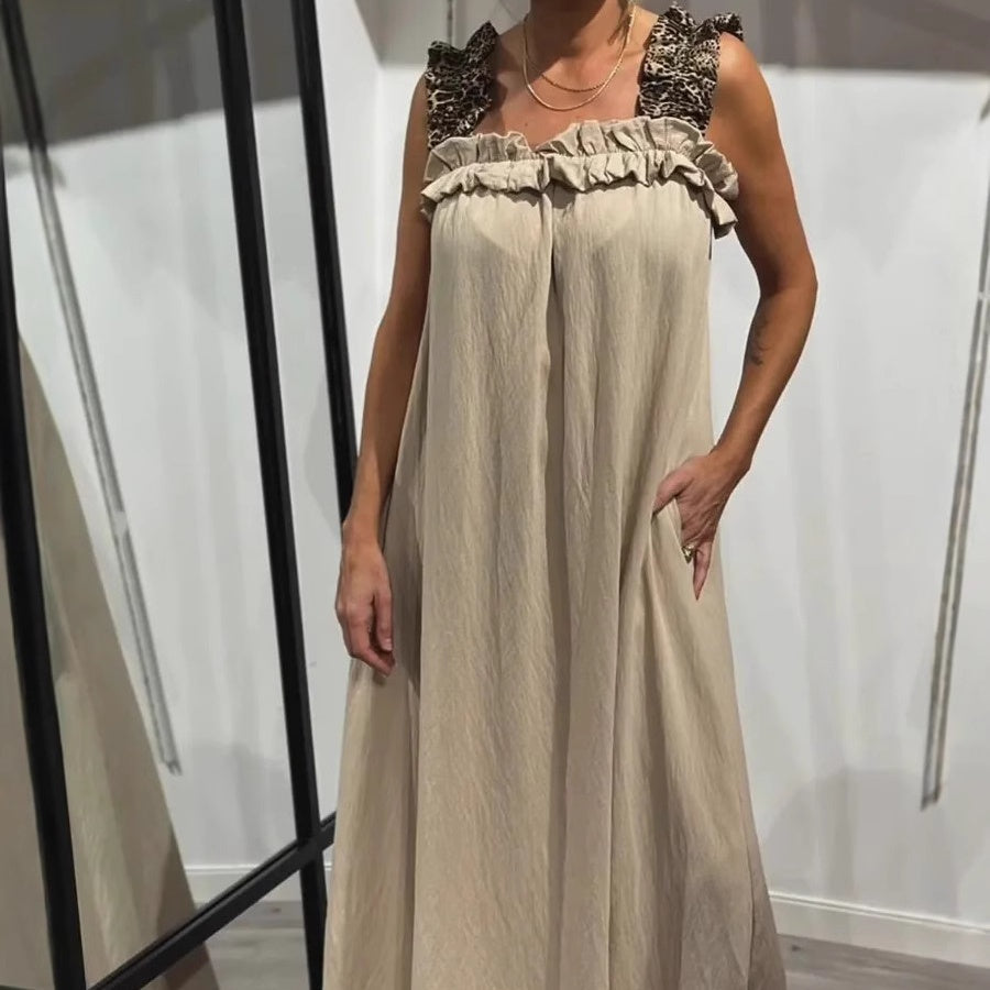 🔥Soldes d'été🔥Robe maxi sans manches décontractée avec poches(53 % de réduction)