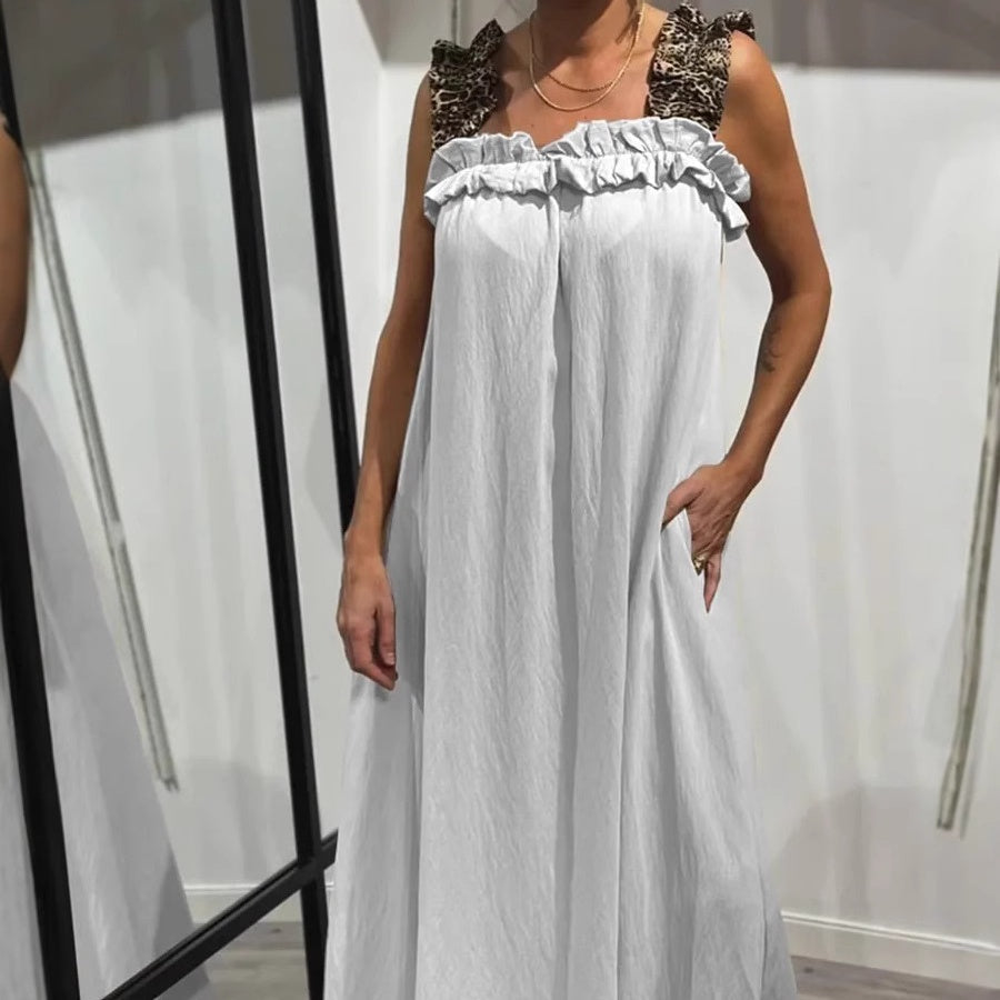 🔥Soldes d'été🔥Robe maxi sans manches décontractée avec poches(53 % de réduction)