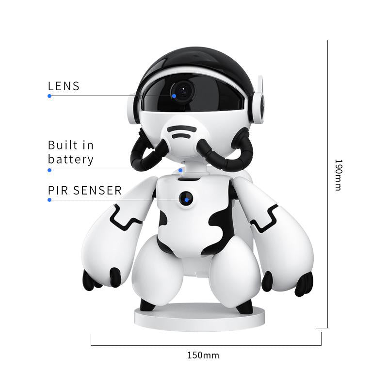 🎥2025 Nouveau produit - Caméra robotique de surveillance en temps réel à faible consommation d'énergie(🔥55 % de réduction)