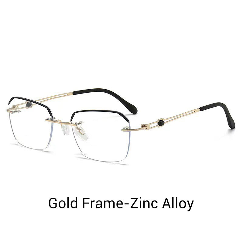🔥50 % DE RÉDUCTION🔍 Lunettes anti-lumière bleue sans monture | Technologie avancée de protection contre la lumière bleue · 👓 Design élégant sans monture · Idéales aussi bien pour les occasions décontractées que professionnelles