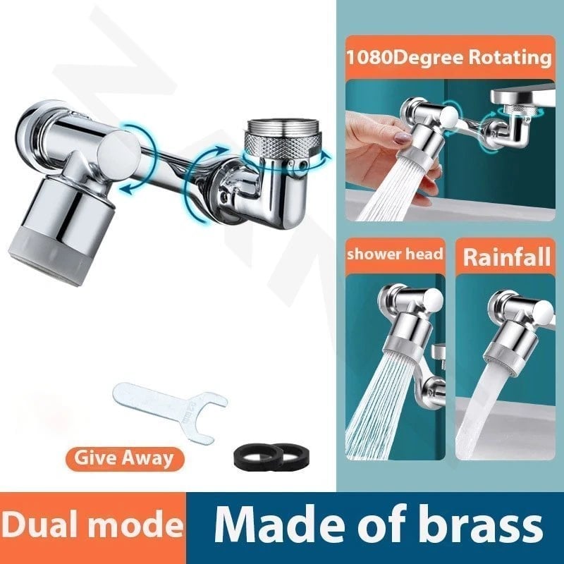 💧Vente chaude 2025🔥Vanne à bras robotisé rotatif à 1080° (modèle universel)