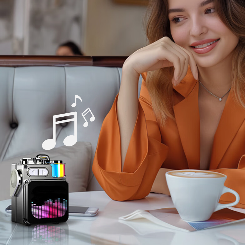 🌟Enceinte Bluetooth sans fil portable🔊🎒 Rocker de poche ! Plus fort qu'un bâillement d'ours, il tient dans une tasse à café !☕🐻