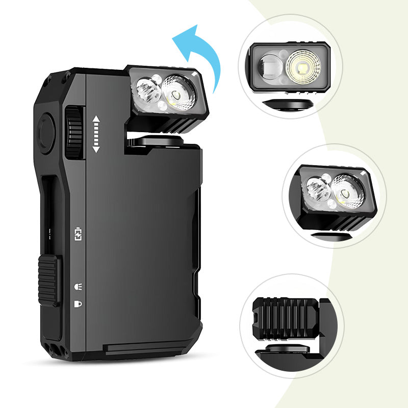 🔦Vente flash-55 % de réduction🔥Mini lampe de poche portable avec tête rotative