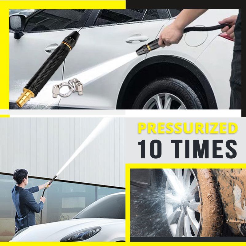 🚿60 % DE RÉDUCTION – Nettoyeur haute pression pour voitures et jardin ! 💦🚗 10 fois plus puissant, 8 modes de pulvérisation et boîtier métallique ultra-résistant