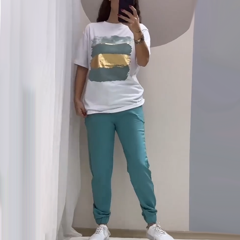💥【Tendance 2025】🍃Combinaison deux pièces chic et décontractée - Confortable et stylée✨
