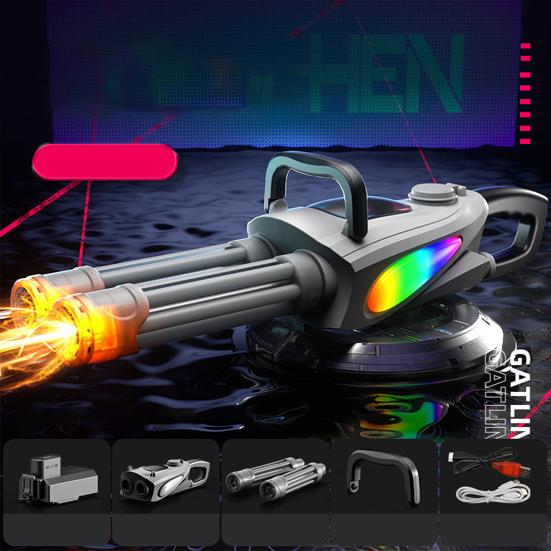 🔫🔥Été 55% de réduction🤽Pistolet à eau électrique Gatling à double canon