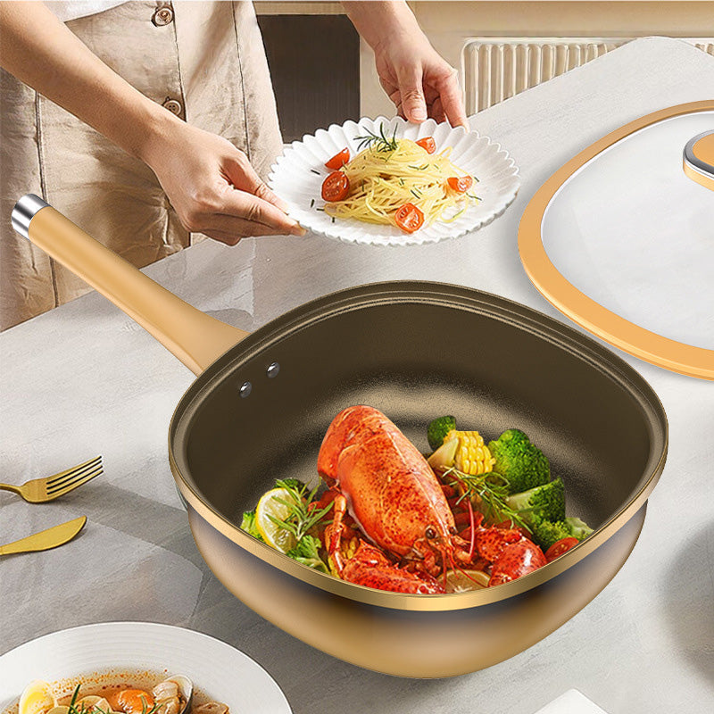 🔥55% de réduction à durée limitée🍳 Casserole en titane de 30 cm avec revêtement antiadhésif et couvercle