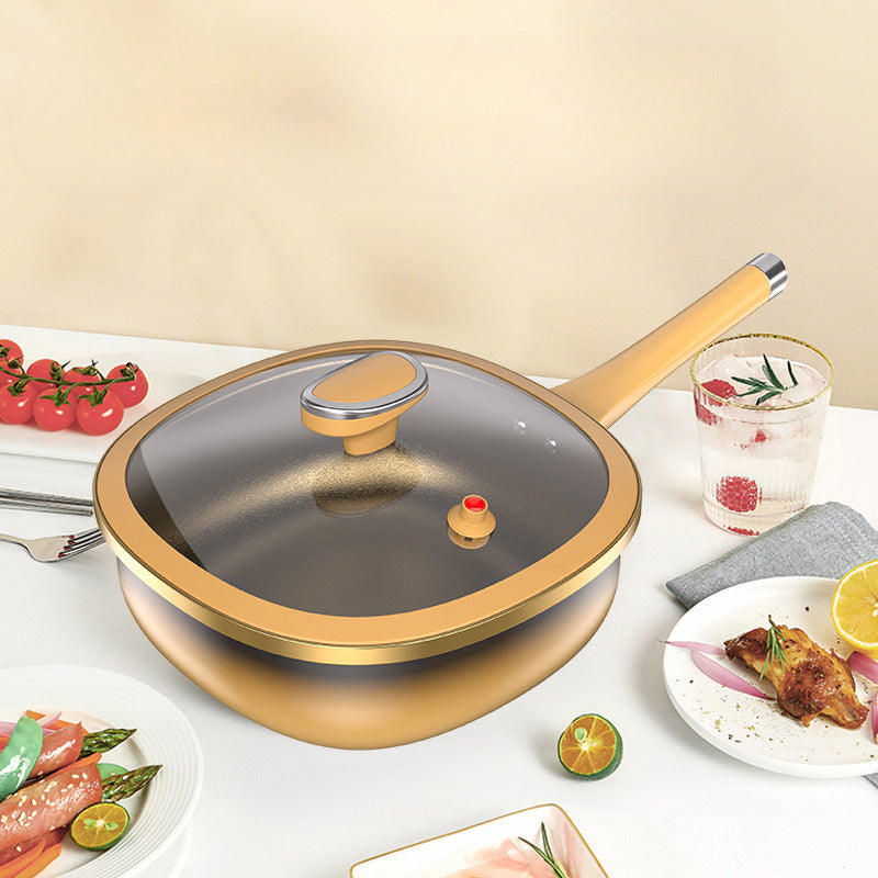 🔥55% de réduction à durée limitée🍳 Casserole en titane de 30 cm avec revêtement antiadhésif et couvercle