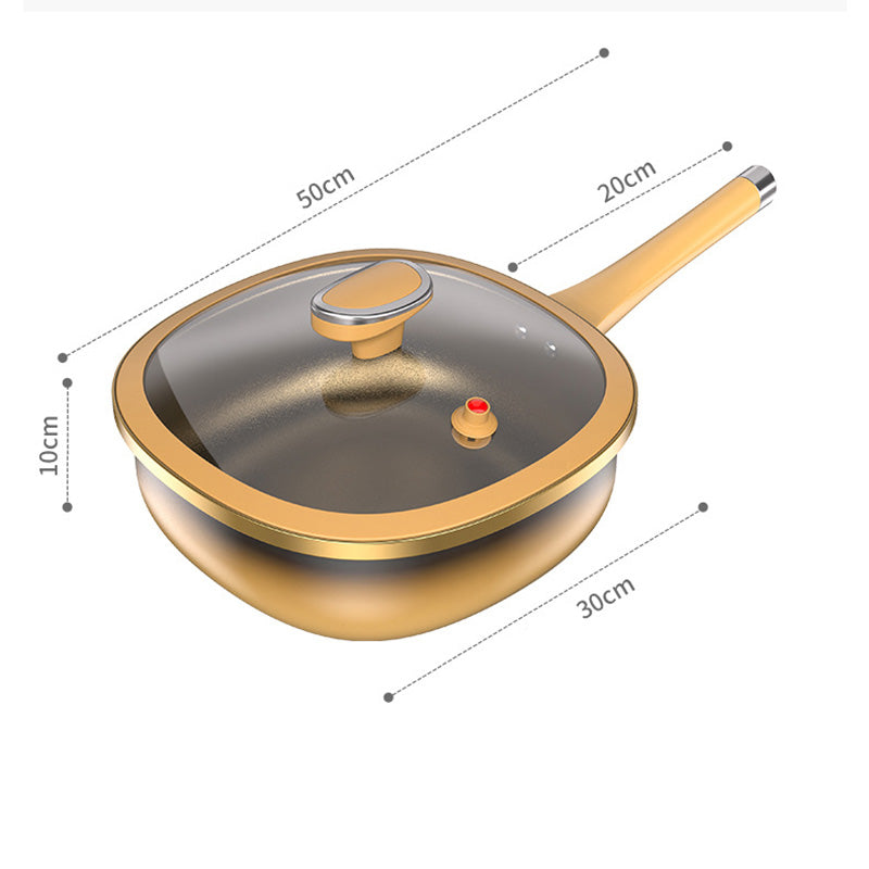 🔥55% de réduction à durée limitée🍳 Casserole en titane de 30 cm avec revêtement antiadhésif et couvercle