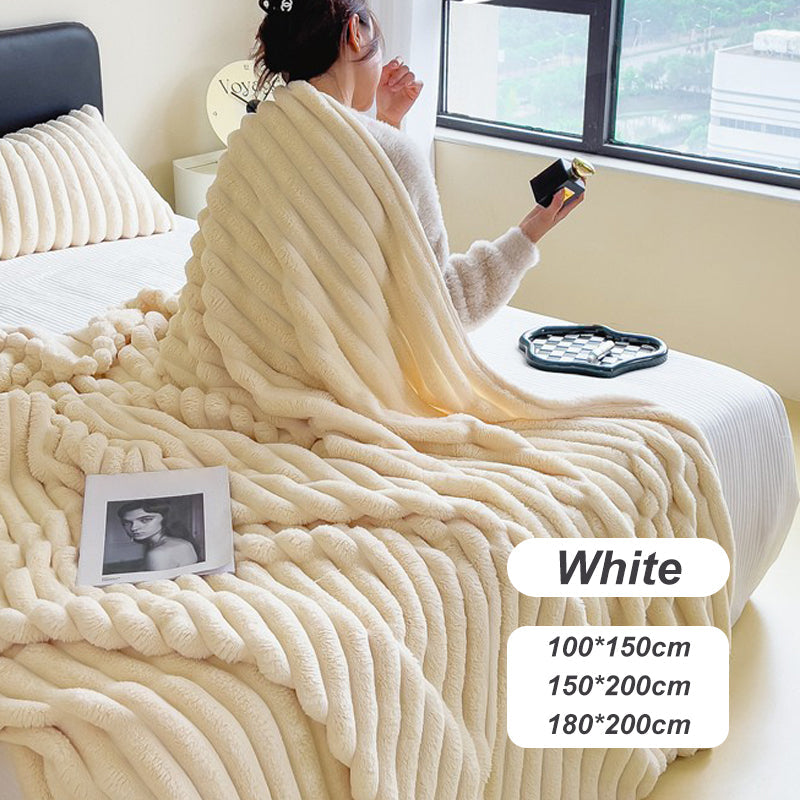 🛏️ 55% DE RÉDUCTION ! ❄️ Jeté Super Doux Luxueux - Chaleur Légère et Confort Ultime pour Canapé ou Lit, Lavable en Machine 🏠📦
