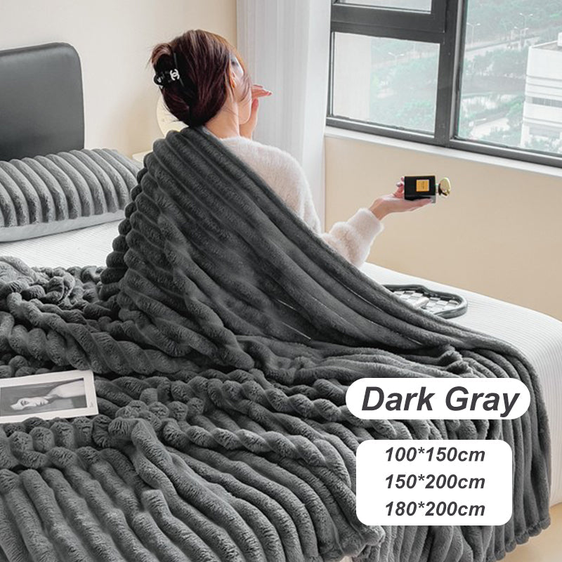 🛏️ 55% DE RÉDUCTION ! ❄️ Jeté Super Doux Luxueux - Chaleur Légère et Confort Ultime pour Canapé ou Lit, Lavable en Machine 🏠📦
