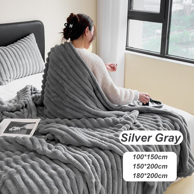 🛏️ 55% DE RÉDUCTION ! ❄️ Jeté Super Doux Luxueux - Chaleur Légère et Confort Ultime pour Canapé ou Lit, Lavable en Machine 🏠📦