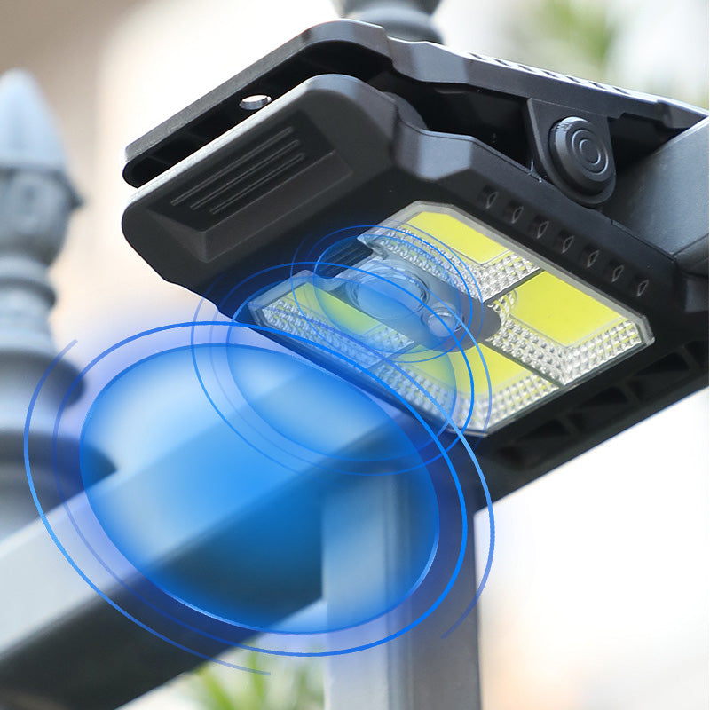 🌿 Lampe solaire à pince avec détecteur de mouvement – 2 achetées, 1 offerte ! Idéale pour votre jardin, votre balcon et votre terrasse ! 🏡✨