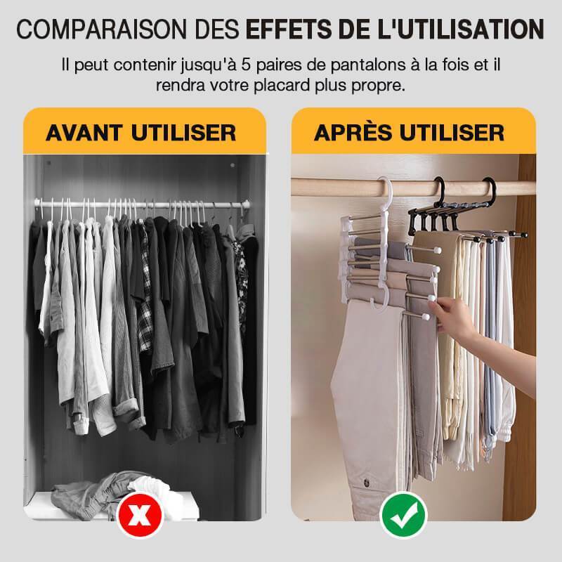 ✨55 % DE RÉDUCTION✨Cintre-Pantalon Multifonctionnel