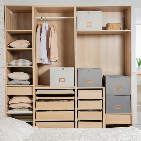 ⏳Offre à durée limitée : 55 % de réduction💥Organisateur de chaussures en tissu, boîte de rangement