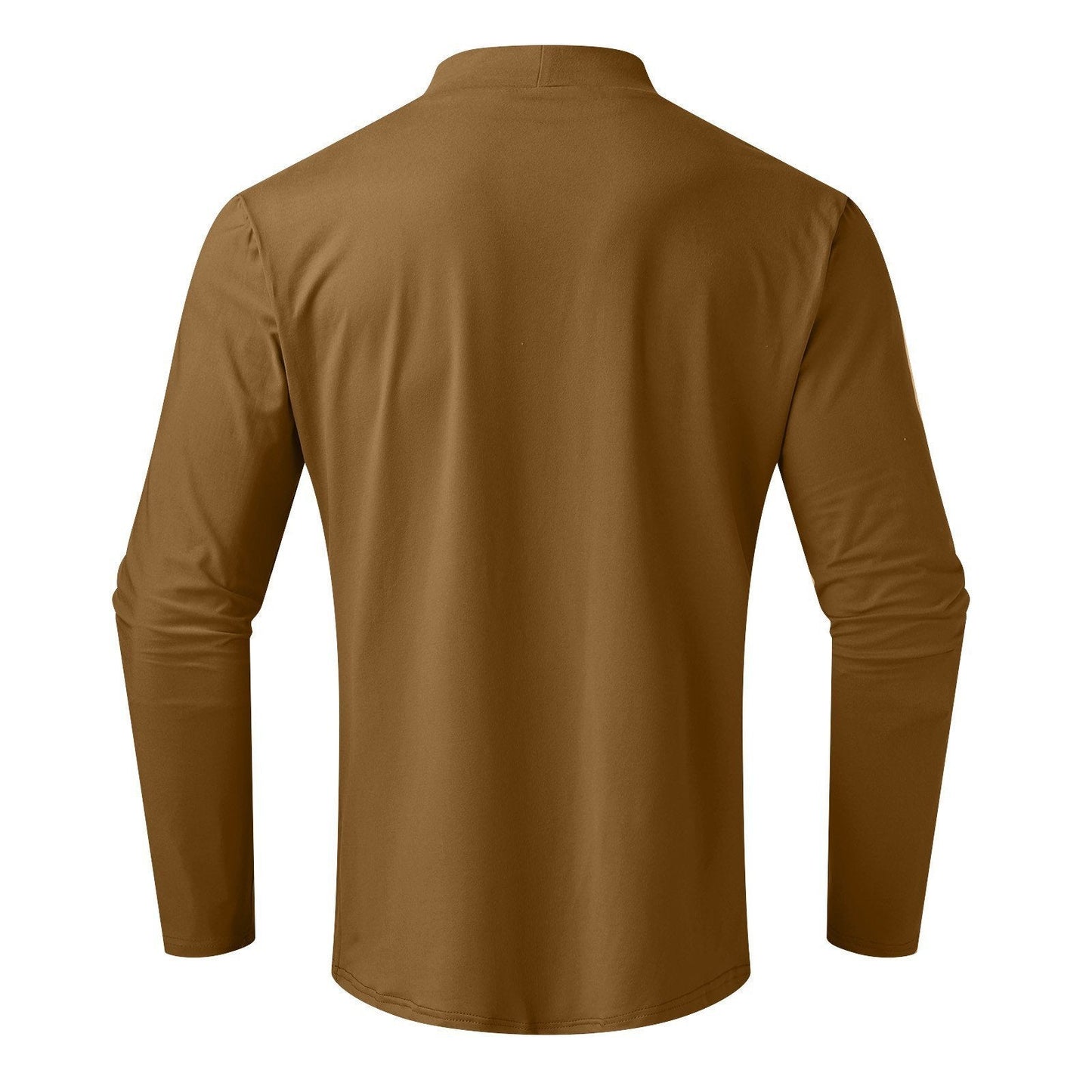 🔥55% de réduction🔥T-shirt à manches longues et col montant pour hommes