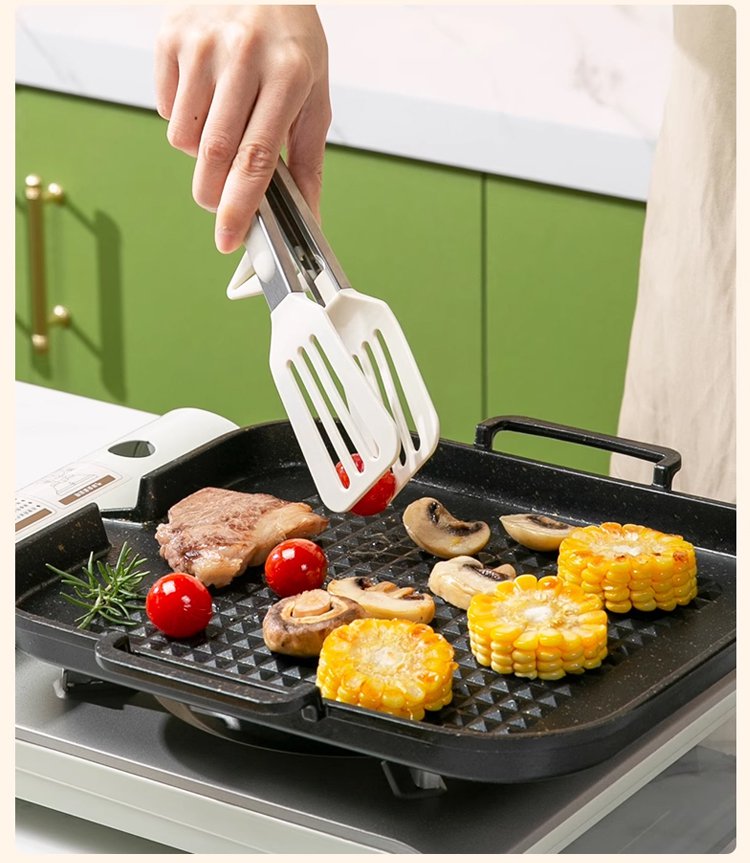 Pince de cuisine antidérapante en silicone