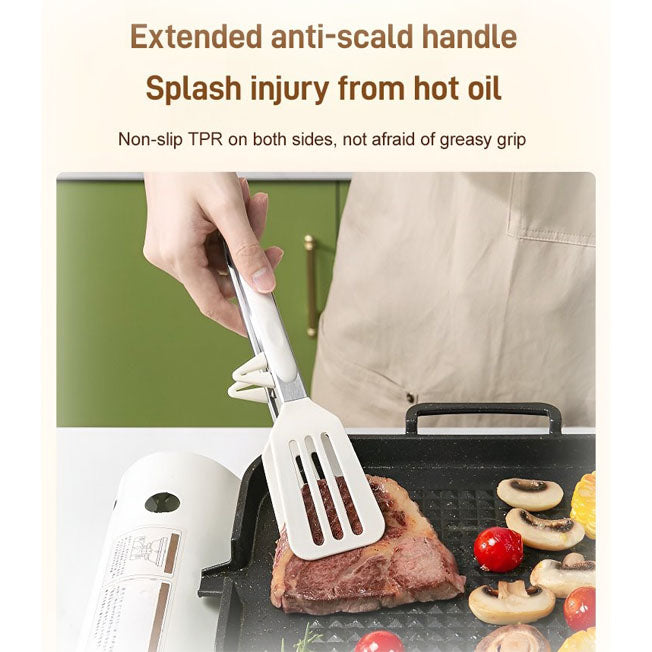 Pince de cuisine antidérapante en silicone