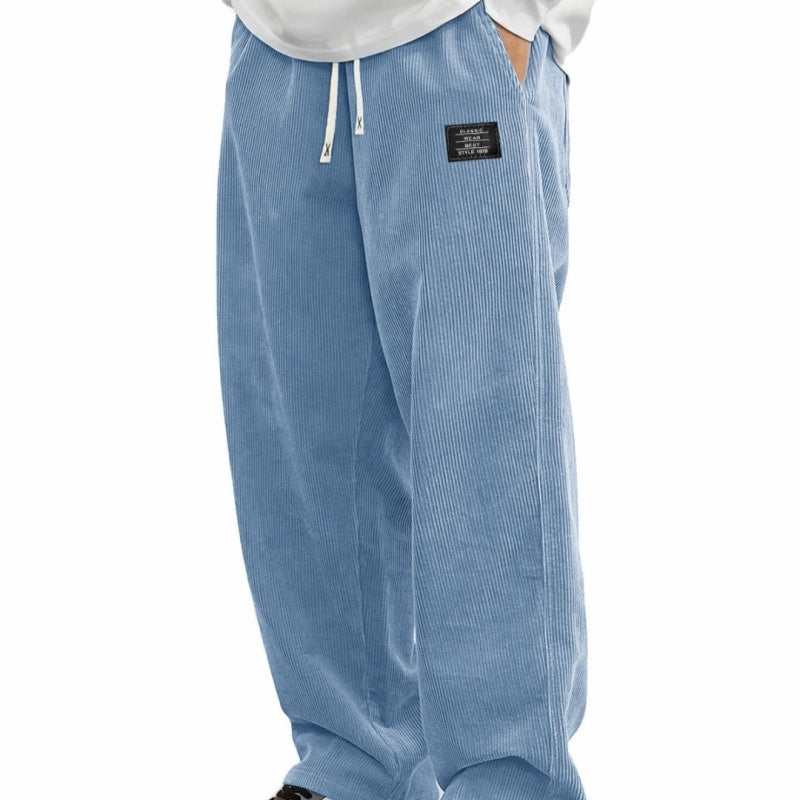 🔈🔈60 % DE RÉDUCTION MAINTENANT👖Pantalon ample à cordon de serrage avec poches pour homme