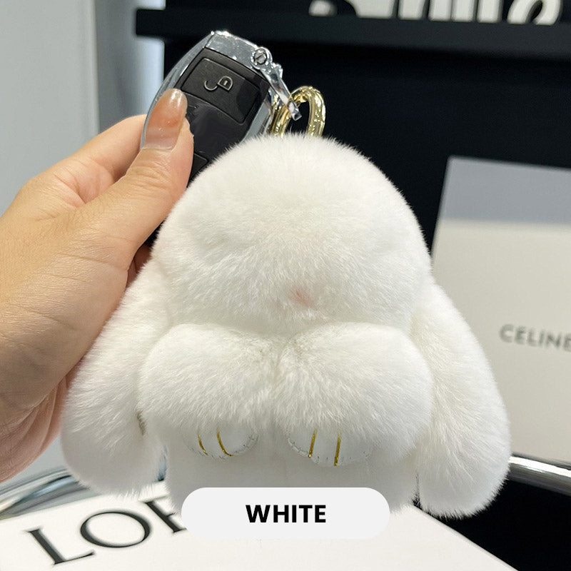đ°60 % DE RĂDUCTION MAINTENANT ! đ Breloques pompons lapin doux faites Ă la main â Design adorable, fil de qualitĂ© supĂ©rieure et parfaites pour les sacs/clĂ©s đ