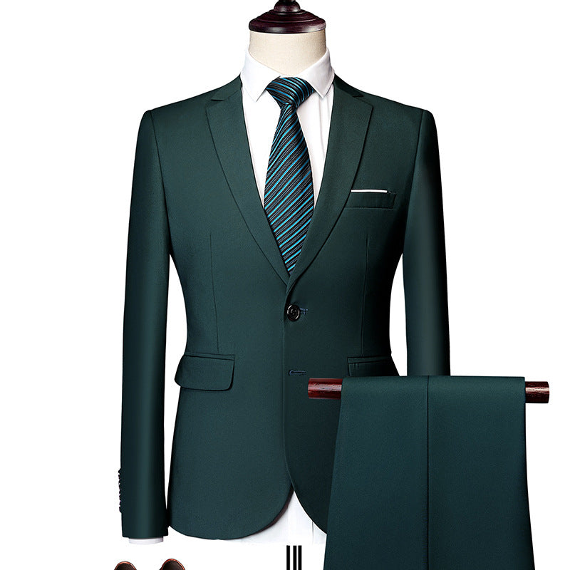 ✨👔60 % DE RÉDUCTION + LIVRAISON GRATUITE 💼Costume deux pièces pour homme, coupe moderne – Respirant, infroissable et style professionnel ✨