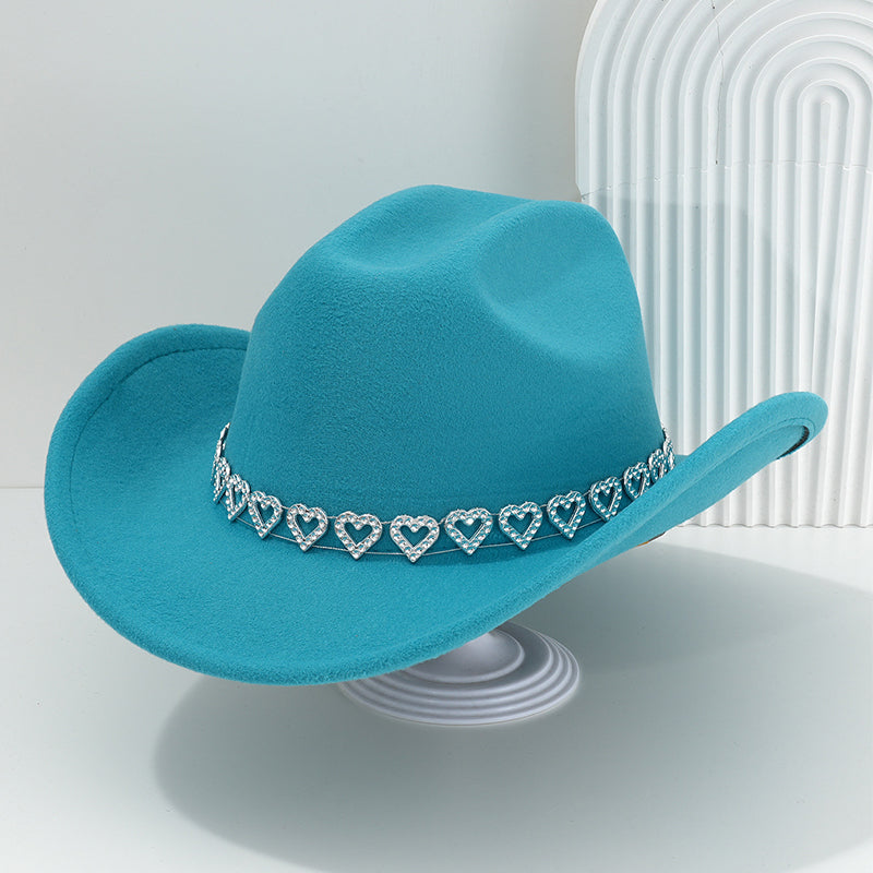 đ€ PROMO LIMITĂE 50% DE RĂDUCTION ! đ„ Chapeau Cowboy Strass CĆur Femme â Scintillant, Accents CĆur, Festival PrĂȘt âš