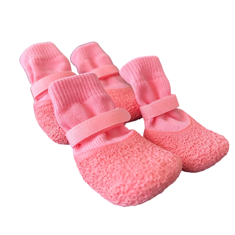 🐾 Chaussures imperméables et antidérapantes pour animaux de compagnie | Protection des pattes contre l'usure, la chaleur et le sel · Caoutchouc texturé antidérapant et anti-chute