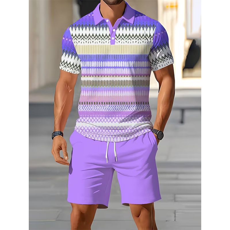 👕 50 % DE RÉDUCTION ! ☀️ Ensemble 2 pièces pour homme (chemise et short) – Confortable, respirant et polyvalent – Idéal pour l'été, les loisirs ou les voyages – Style décontracté et frais 🩳✨