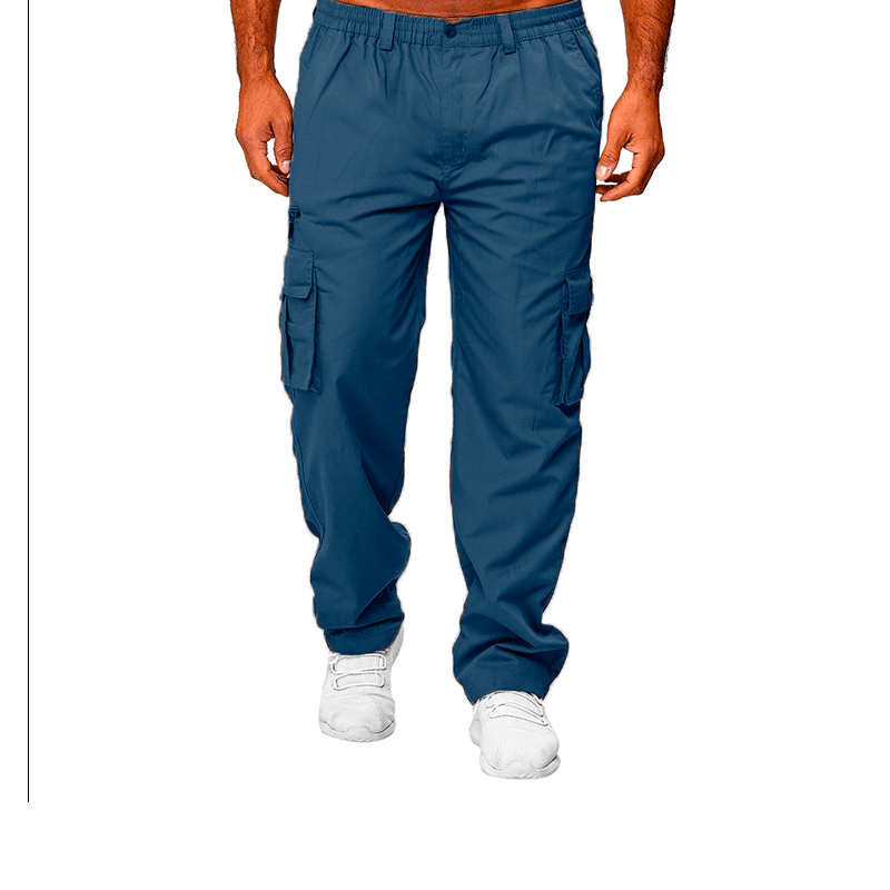 👖🧵 Pantalon cargo pour homme à coupe ample et multiples poches – Résistant et respirant – Idéal pour le travail, la randonnée ou au quotidien – Pratique et confortable 🌿✨