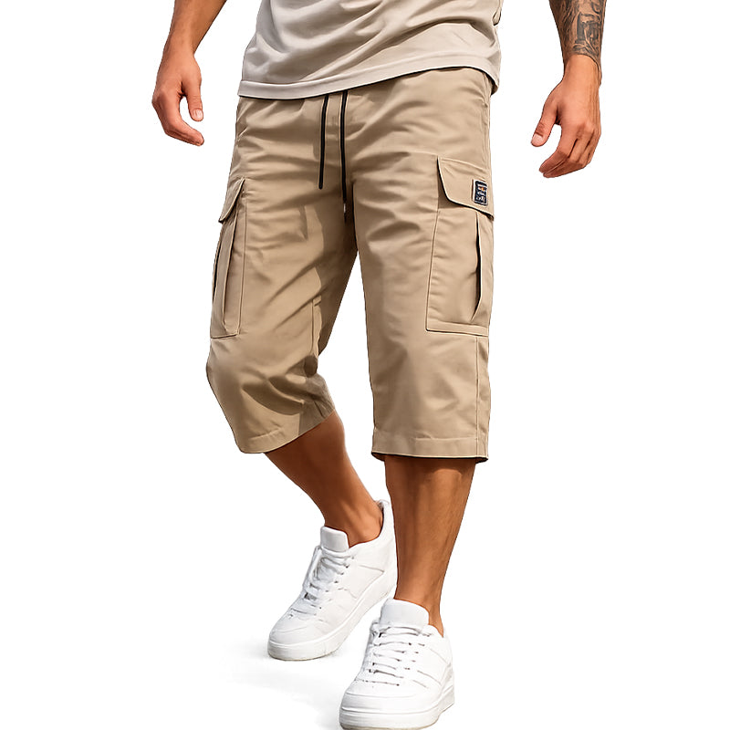 🔥50 % DE RÉDUCTION !!👖 Pantalon court de style professionnel à multiples poches | Poches latérales · Taille à cordon de serrage · Séchage rapide et respirant · Genouillères | Au quotidien / En plein air / À la maison