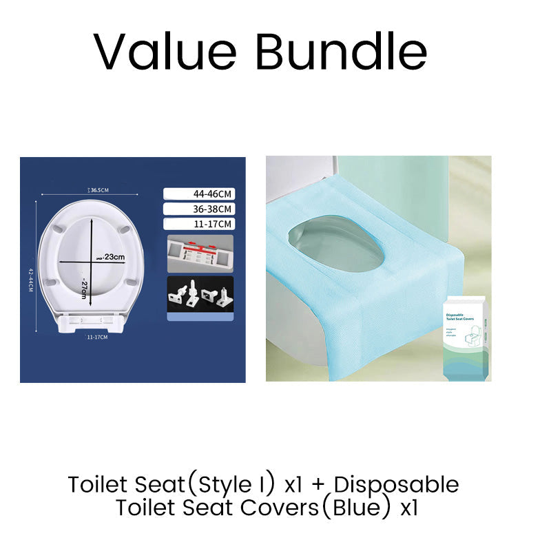 🚽💤 50 % DE RÉDUCTION ! Abattant de WC à fermeture progressive – Fini les claquements. Charnières à démontage rapide, faciles à retirer. Compatible avec les formes U, V et O. Une amélioration pour une salle de bains plus paisible ! 🛁✅