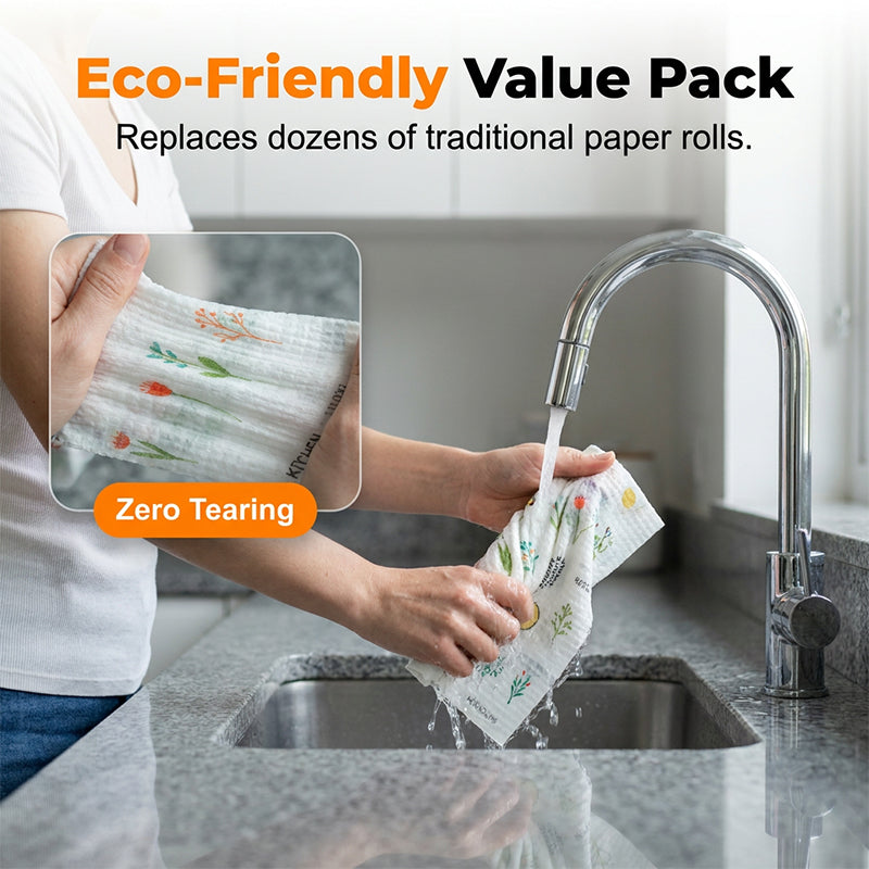 🧼 50 % DE RÉDUCTION EN CE MOMENT ! ✨ Lingette jetable – convient à toutes les surfaces, ne raye pas, ne peluche pas, absorbante et idéale pour le verre, les écrans ou la cuisine – à jeter après usage 🗑️