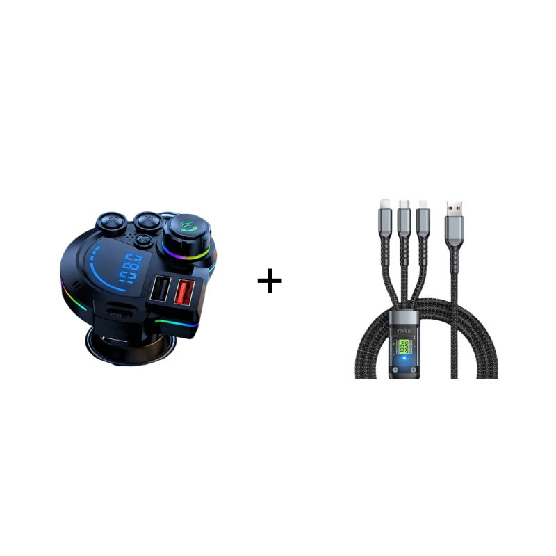 📻 50 % DE RÉDUCTION ! 🚗 Émetteur FM Bluetooth universel à double port – Musique sans fil, mains libres et double chargeur USB 🔌